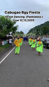 Cabugao Barangay Fiesta 2025 Street Dancing (pantomina )#thanksforwatchingmyreels #fypviralシ #fypシviralシ2024 #viralreelfacebook #Catanduanes360 #islandlife #parade #streetdancing #fiesta | Bagoy Bagoy Na Uyayot