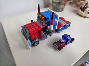 transformer optimus prime peterbilt 379 lego CUSTUM BUILD
