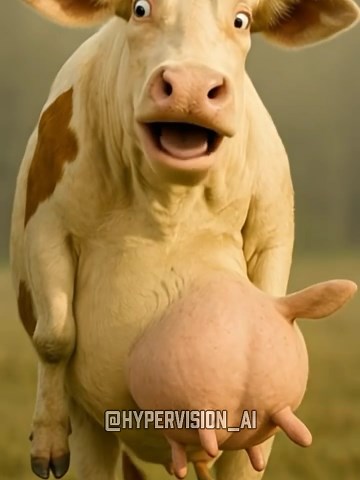 Real-life Adaptations of Cow and Chicken Characters