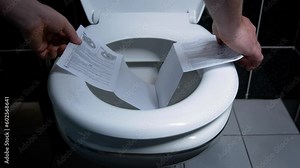 Attach human faeces sample collection strip on toilet seat for home-testing