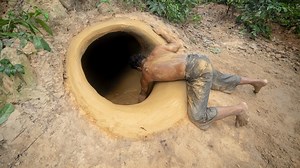 8.1K views · 87 reactions | How To Build a Hidden Underground Villa With an Epic Surround Pool, You'll Never Guess What's Inside | Tube Unique Survival | Facebook