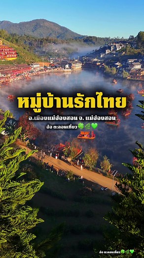 หมู่บ้านรักไทย แม่ฮ่องสอน: บรรยากาศทะเลหมอกและไร่ชาเฉินฟง
