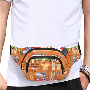 Banane unisexe avec poche frontale | Sac banane meme drôle | Voler un design Brainrot - Etsy France