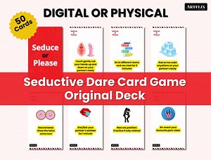 Dirty Adult Card Game: Romantic Couple Dare, Flirty Fun (digital Download) - Etsy