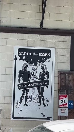 Clothing Optional bar. Key West is for fun and party