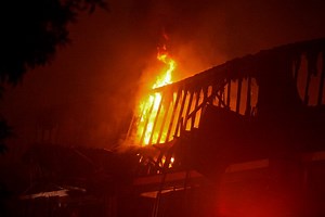 VIDEO: Massive Overnight Fire Destroys Businesses at Fountain Plaza in Cerritos