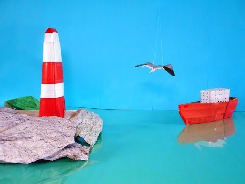 Origami Lighthouse