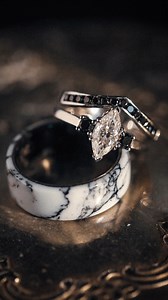 4.8K views · 85 reactions | For the gothic, witchy, alternative couples 驪鹿 #customjewelry #uniquejewelry #gothicjewelry #weddingrings #gothic | Staghead Designs | Facebook