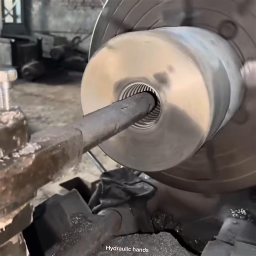 Incredible Machining Process Of Giant Nut | Hydraulic Hands