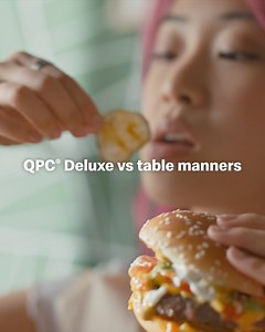 hot and juicy fresh beef > table manners | McDonald's
