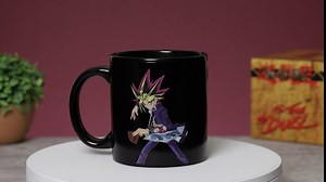 Surreal Entertainment YU-GI-OH Yugi and Dark Magician Girl Monster Heat Change Ceramic Coffee Mug Black
