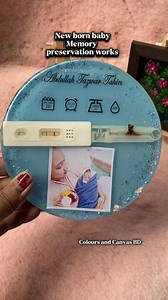 New born baby keepsake ideas ❣️Inbox for details #reelsvideoシ #reel #reelsviralシfb #keepsake #memory #MemoryPreservation #resinart #resincraft #resinartist | Colours and Canvas BD