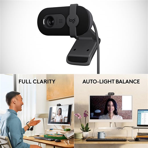 Don't Pay $40, Get a Logitech Brio 101 Full HD 1080p Webcam for $24.99