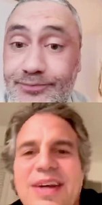 104K views · 10K reactions | So great to catch up with my friend from work! Thanks for having me on, Taika Waititi. If you’re interested in donating to the fund I mentioned at the end, please check it out: https://www.gofundme.com/f/ittakesourvillage Stay safe and healthy, everyone  | Mark Ruffalo | Facebook