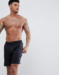 Nike Vital mid length Swim Short In Black NESS8432-001 | ASOS