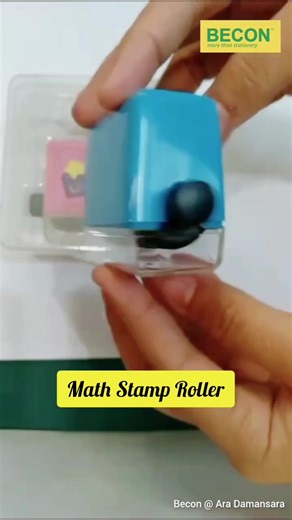 🎲📐 Discover the Math Stamp Roller - Your Fun Learning Tool! 🌟🧮 Available at Becon Retail Store! 🏬🎉 #MathRoller #LearningMadeFun | Becon Stationery