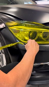 581K views · 2.5K reactions | Tinting these BMW headlights in yellow tint  what you guys think of this color combo? | Wrap Meisters | Facebook