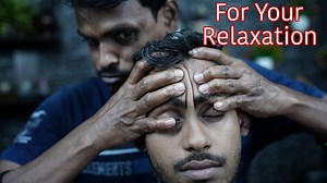 Deep Pressure Head Massage For Your Relaxation #strongwristbarber #headmassagetherapy #relaxingvideos #satisfyingvideo | Home ASMR clinic