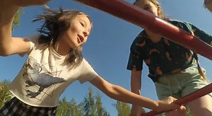 Влог Нора.  Гуляем с подругами на детской площадке | Нора Катя | Дзен