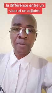 La différence entre un vice-président et un adjoint au président dans une association #professeuralali #mieuxsexprimerenfrancais #frenchlesson #facebookreelsviral | Emmanuel Alali