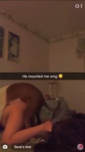 Sexy babe gets pounded by her pet dog