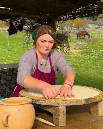 Dushbara is a most favorite and popular Azerbaijani dish. It is sort of dumplings of dough filled with ground meat and cooked in a lamb broth. Per tradition, in Azerbaijan every woman have to, not only cook this popular dish, but also should be able to make dushbara as small as possible, to fit ten of them into a tablespoon❤ #village #cooking #food #villagefood #rustic | Faraway Village Family