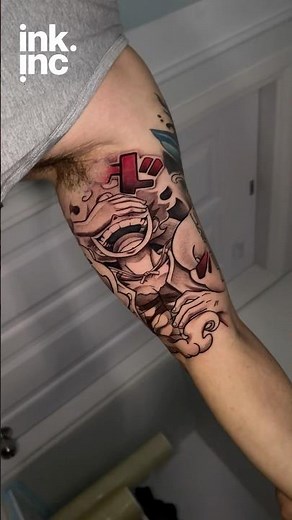 Monkey D. Luffy Anime Tattoo Design. One Piece Tattoo. #tattoo #luffytattoo