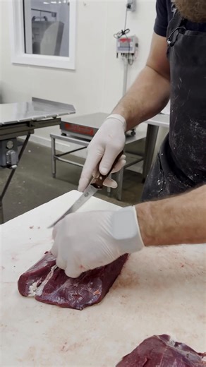 Deer Bottom Round Roast. 🔪🦌 #deer #venison #roast #butcher #butchering | The Bearded Butchers