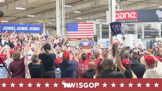 Welcome to Waunakee, @realDonaldTrump! 🇺🇸 | Republican Party of Wisconsin