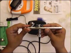 Airbrush Cleaning Procedure - In Hindi