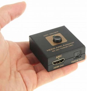 Mini HDMI ARC-adapter Audio Video Splitter 4K 3D 1080P Toslink | bol