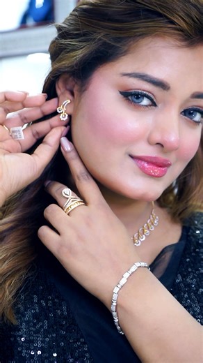 1.6K views · 16 reactions | Beautiful diamond collections from Alankar Niketan Gold & Diamond. To see more visit our nearest branch. Model Noor Siba. @followers @top fans | Alankar Niketan Gold & Diamond | Facebook