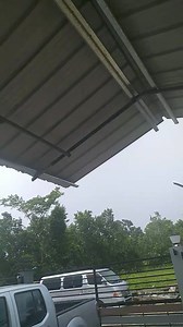 Overhanging roof over front entrance update during heavy winds and rains 🤔 | Bilda Boyz Construction Services Ltd.