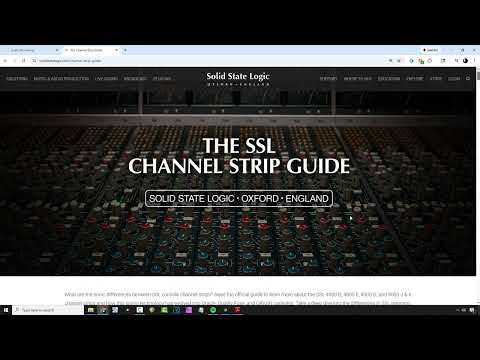 Official Solid State Logic Console Guide