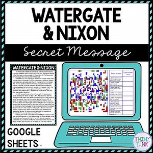 Watergate and Nixon Secret Message Activity For Google Sheets™
