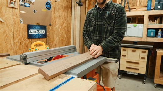 this is how you resaw lumber safely on a table saw | Spencley Design Co | Facebook