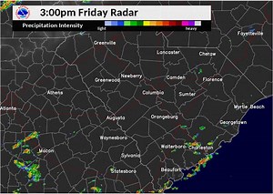 Storms are currently back in central GA. The Midlands and CSRA will have a better chance for showers and thunderstorms this evening, approaching from the W. | US National Weather Service Columbia South Carolina | Facebook