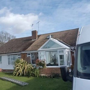 Copper strips added to another customers house to stop the Moss from growing back. We then cleaned to roof. You can see the difference in the photos. What a difference Free quotes and friendly advice. | Primo building Solutions