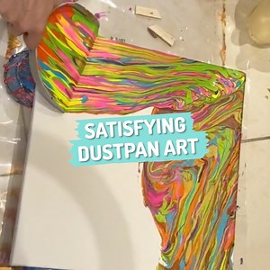 113K views · 858 reactions | These super satisfying pieces of art are made using a dustpan  | Ultimate | Facebook