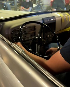 2.2K views · 81 reactions | The 49 F1 just came back from our upholstery shop, we’ll post some interior pictures soon. In the meantime check out this beauty start up! Gauges and dash lookin sick! #coyoteswap #custominterior #ford #fordtuff #fordtrucks #customupholstery #enginestart #dakotadigital #3dprinting | Fat Fender Garage | Facebook