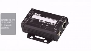 ATEN VE811 HDBaseT HDMI Small Extender, Black