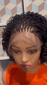 Handmade micro twist wig made on a full lace wig
