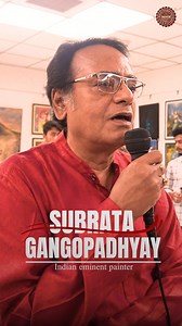 A celebration of artistic brilliance: Subrata Gangopadhyay , the legendary Indian painter, captivates with his masterful strokes and profound visual narratives.😊❤ #artexhibition2024 #exhibition #artexhibit #SBSKK #Surobharati | Suro Bharati Sangeet Kala Kendra