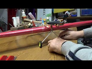How to mount snow skis to an RC airplane