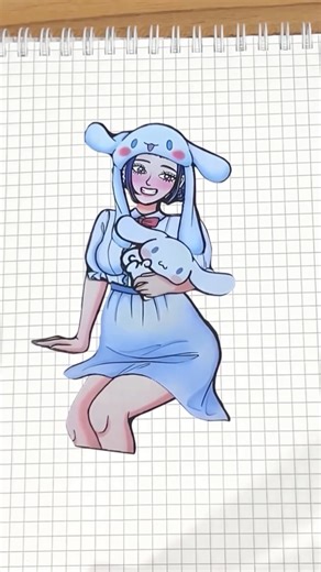 Kuromi Huntrix Zoey😍 Kpop Demon Hunters Sticker Book DIY #kpopdemonhunters #sticker #zoey #diy