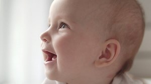 Excited Newborn Smiling Baby Growth Development Stock Footage Video (100% Royalty-free) 1064734816 | Shutterstock