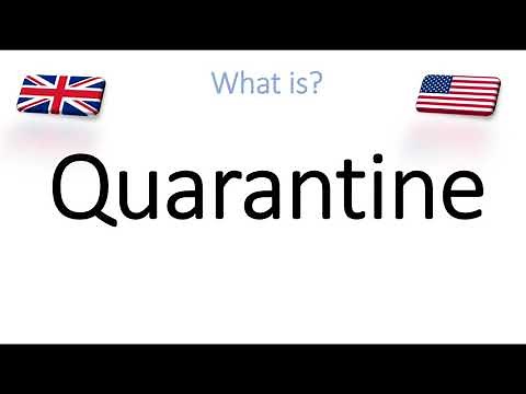 What is Quarantine? Word Definition & Meaning | English, American