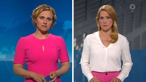 „Tagesschau“-Moderatorinnen „zusammengezogen“? - Für Rakers „wirds langsam unheimlich“