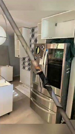 Blue IKEA kitchen cabinets. Ikea Kitchen Installation. Kitchen inspiration.