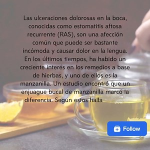 3.4K views | comparte con quien lo necesite  Un dolor de lengua puede hacer que el simple acto de comer o hablar sea un verdadero dolor, ya sea por morderla accidentalmente, por una quemadura por una pizza muy caliente o por una afta . Afortunadamente, varios remedios caseros simples y efectivos pueden ayudar a aliviar el malestar y promover la curación. | Tu cura natural | Facebook